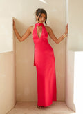 Alicia Collection | Maxi Dress for Women with Adjustable Straps | Elegant Satin Evening Wear for Stunning Looks