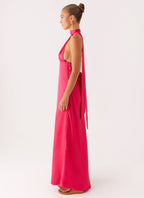 Alicia Collection | Maxi Dress for Women with Adjustable Straps | Elegant Satin Evening Wear for Stunning Looks