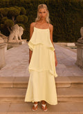 Becka Collection | Maxi Dress for Women with Adjustable Straps & Flared Skirt | Elegant Long Dress for Effortless Summer Style