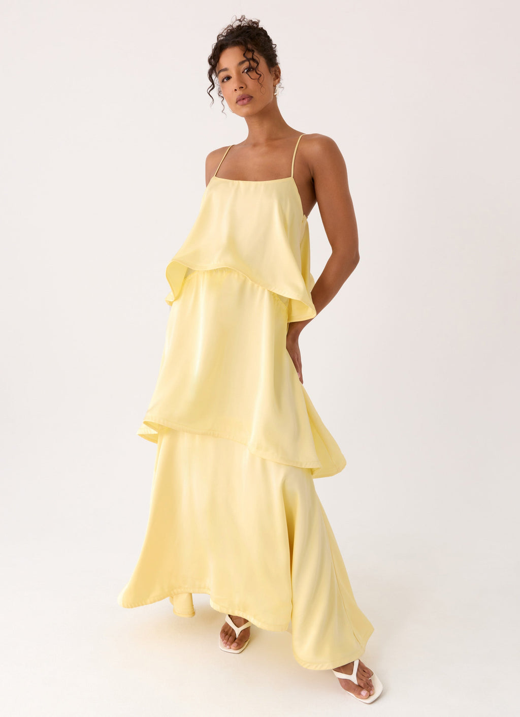 Becka Collection | Maxi Dress for Women with Adjustable Straps & Flared Skirt | Elegant Long Dress for Effortless Summer Style
