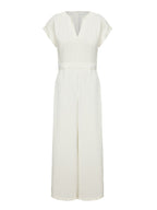 Cap Sleeve Jumpsuit for Women, Elegant and Comfortable