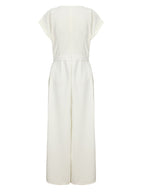 Cap Sleeve Jumpsuit for Women, Elegant and Comfortable