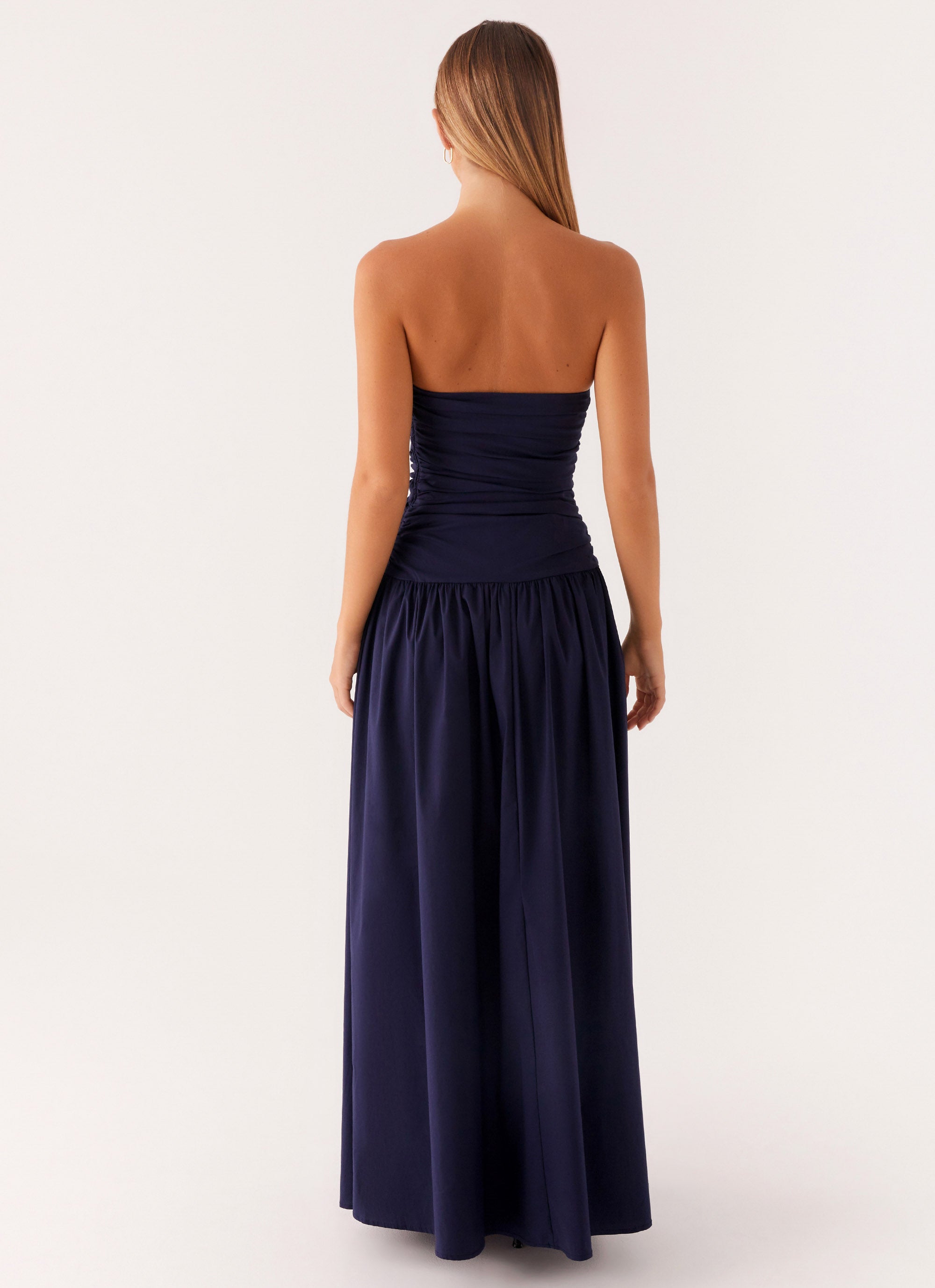 Carmel Collection | Strapless Maxi Dress with Flared Skirt | Elegant Evening Wear for Modern Sophistication - Women's