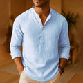 Comfort Fit | Men's Shirt with Long Sleeves & Button-Down Placket | Casual Style for Everyday Comfort