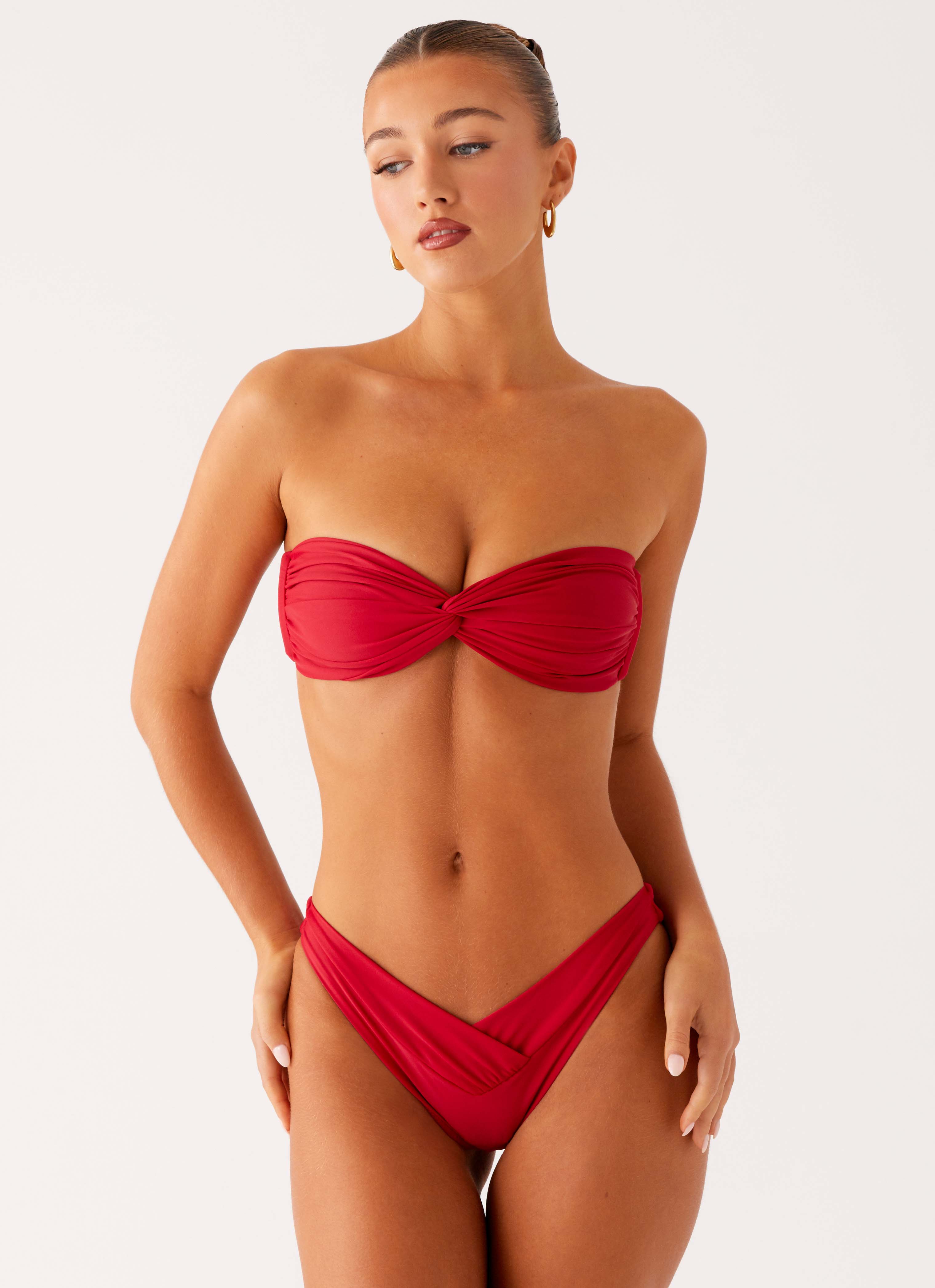 Delta Collection | Bikini Bottoms with Low V Waistline | Stylish Print for Comfortable Beach Wear