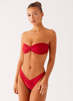 Delta Collection | Bikini Bottoms with Low V Waistline | Stylish Print for Comfortable Beach Wear