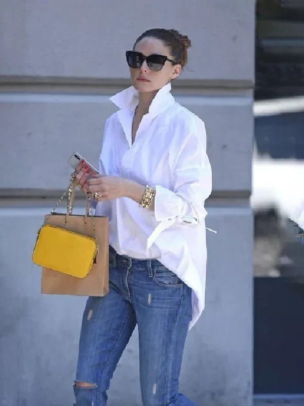 Elegant Collection | Women's Blouse with Structured Neckline | Versatile Long Sleeve Top for All-Day Comfort