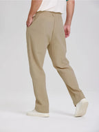 Women’s Wide Leg Linen Blend Lounge Pants – Relaxed Fit Elastic Waist Drawstring Breathable Summer Casual Beach Resort Home Wear Trousers