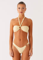 Kivara Collection | Underwire Bikini Top with Halter Neck Tie | Supportive Fit for Confident Beachwear