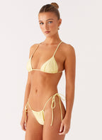 Lissy Collection | Bikini Bottoms with Adjustable Side Ties | Flattering Low-Rise Fit for Beach Days
