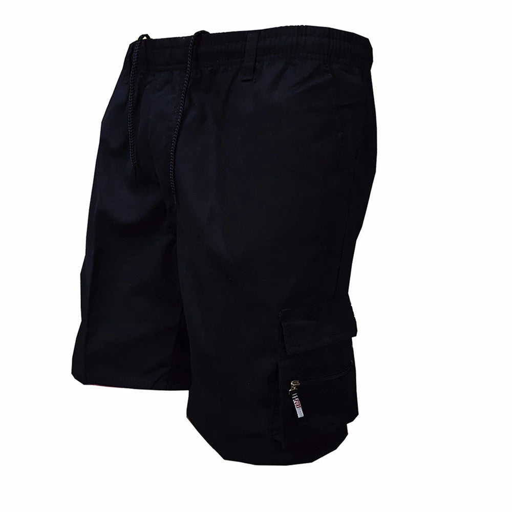 Mens Camo Tactical Cargo Shorts, Multi Pocket