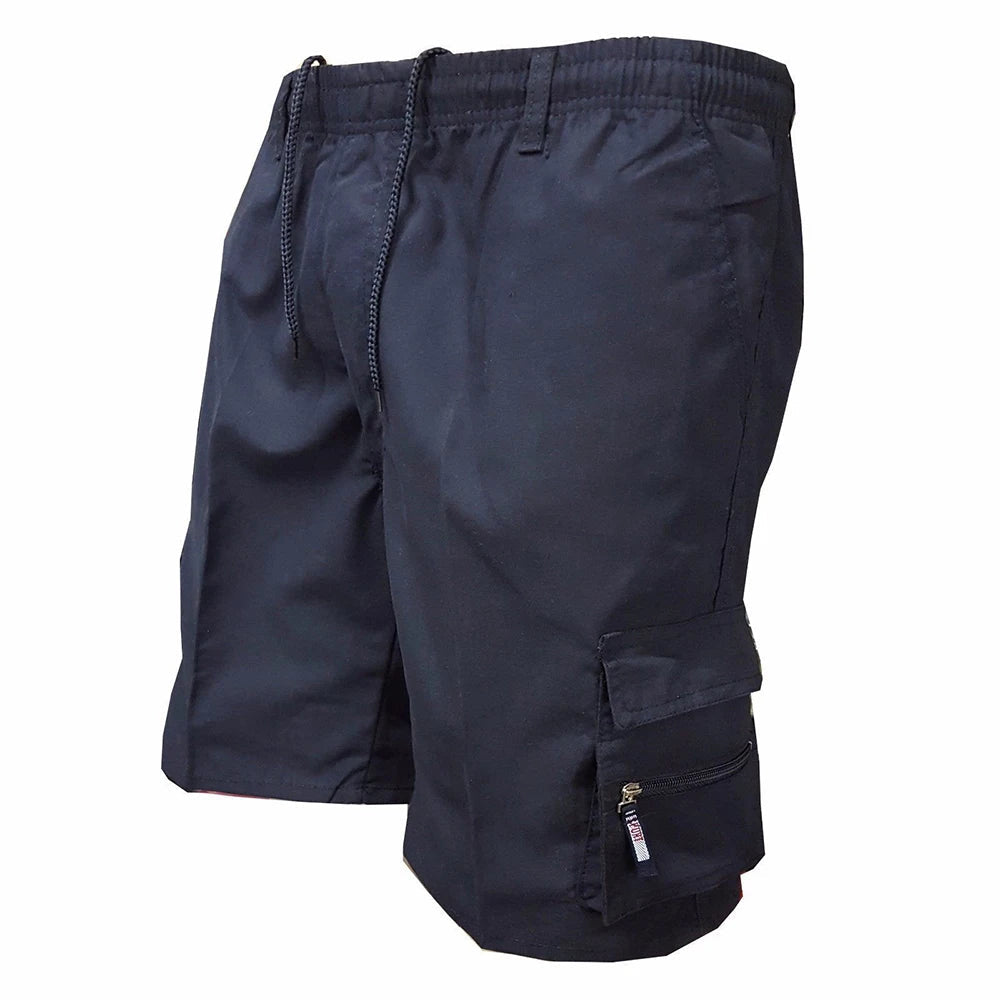 Mens Camo Tactical Cargo Shorts, Multi Pocket