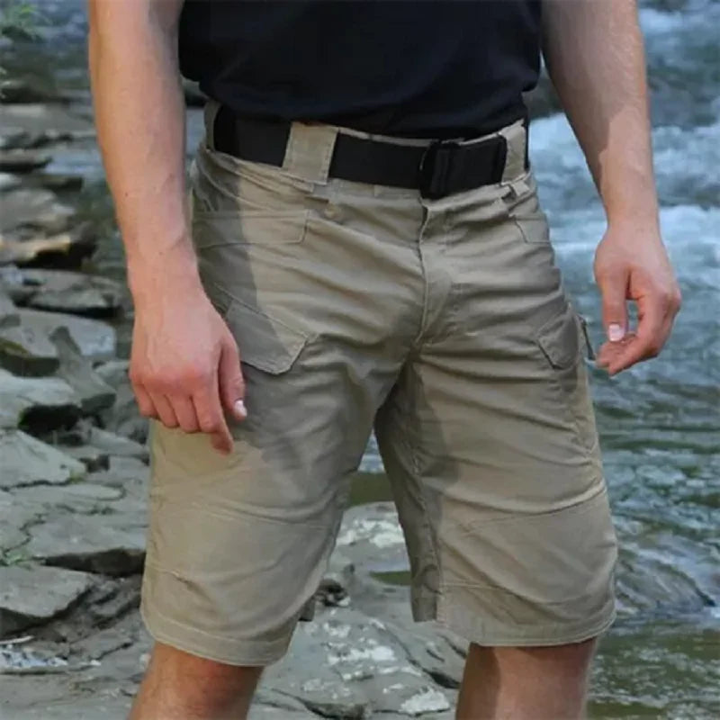 Mens Tactical Cargo Shorts, Water Resistant Hiking