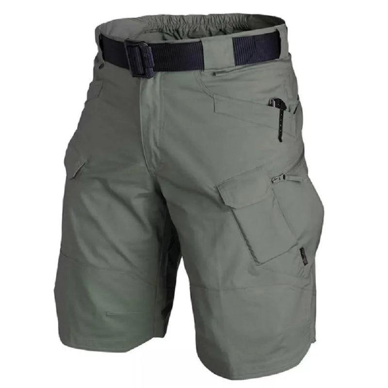 Mens Tactical Cargo Shorts, Water Resistant Hiking
