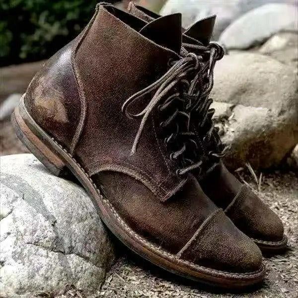 Mens Black Ankle Boots, Classic Everyday Comfort