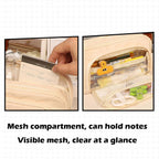 Multi Layer Pencil Case, Large Capacity Pencil Pouch