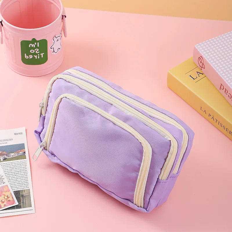 Multi Layer Pencil Case, Large Capacity Pencil Pouch