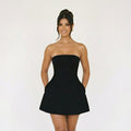 Strapless Mini Cocktail Dress with Hourglass Fit
