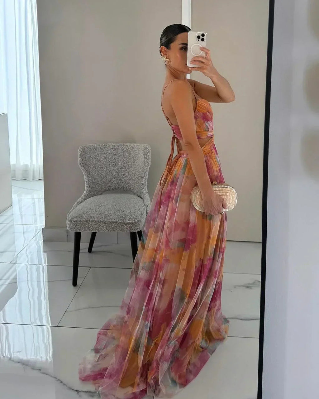 Textured Maxi Dress, Sleeveless Flowy Layered Summer