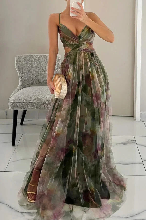 Textured Maxi Dress, Sleeveless Flowy Layered Summer