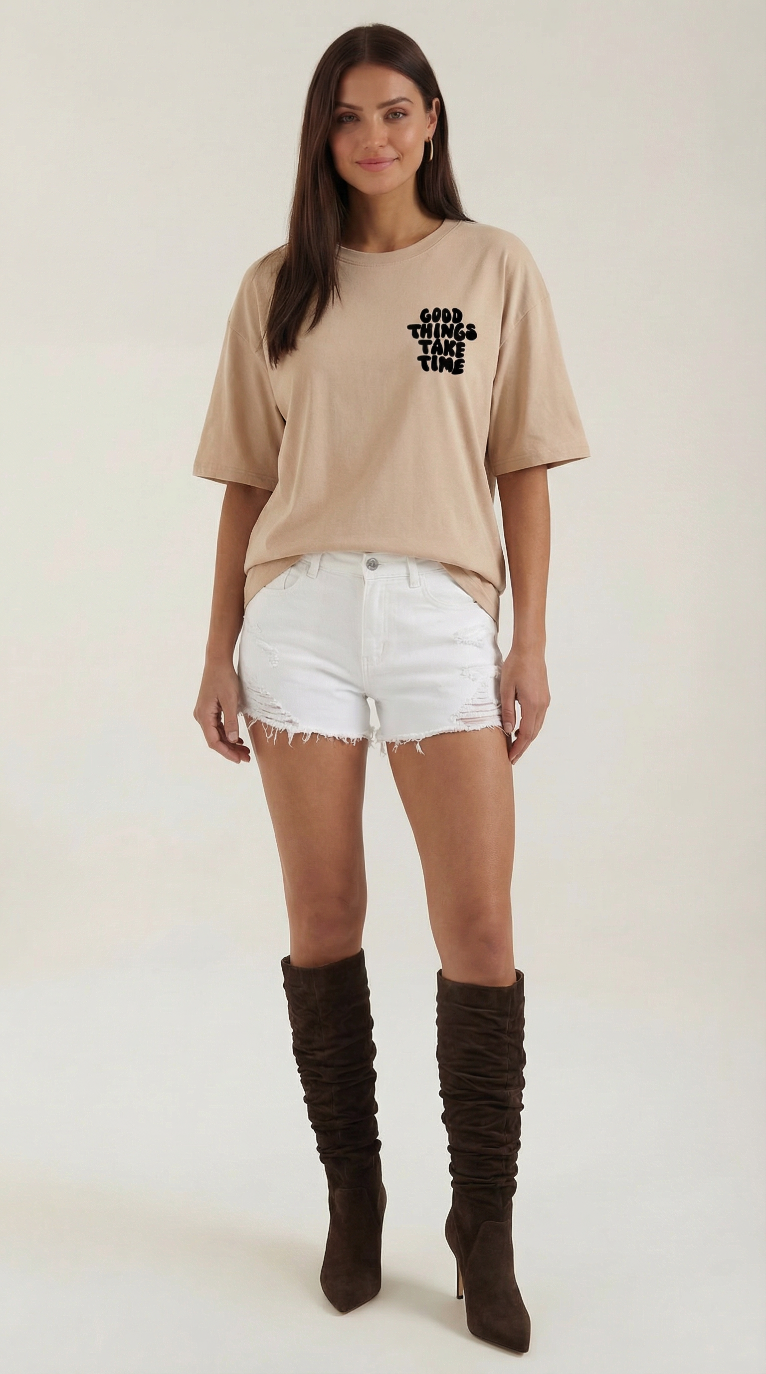 Unisex “Vespera Tee” Oversized Graphic T-Shirt – Everyday Inspirational Casual Wear