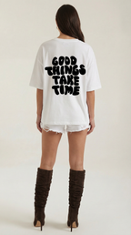 Unisex “Vespera Tee” Oversized Graphic T-Shirt – Everyday Inspirational Casual Wear