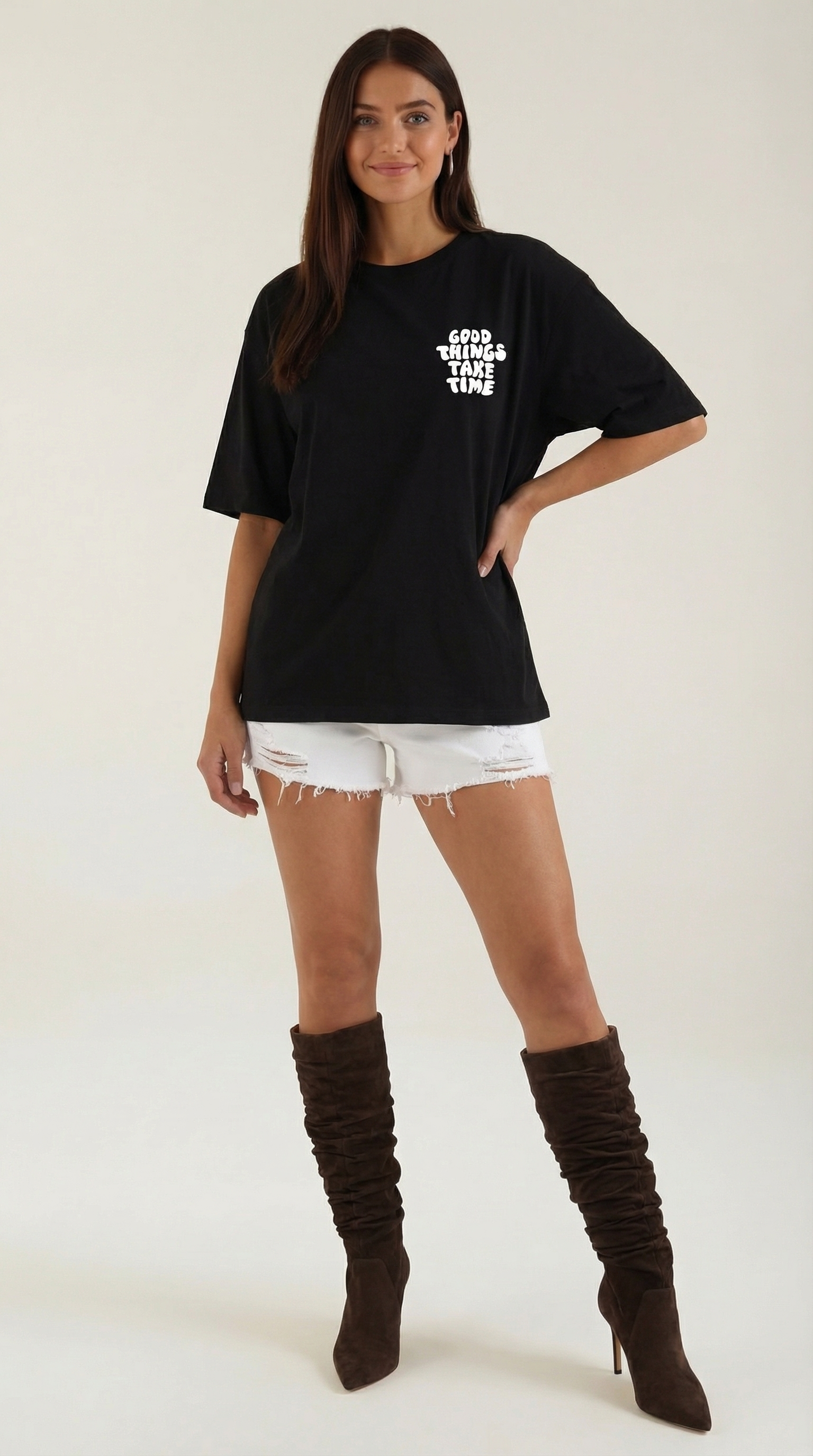 Unisex “Vespera Tee” Oversized Graphic T-Shirt – Everyday Inspirational Casual Wear
