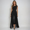 Women’s Long Slit Maxi Dress – Elegant Flowing Evening Dress for Day-to-Night Wear