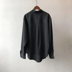 White Relaxed Button Up Shirt with Chest Pocket