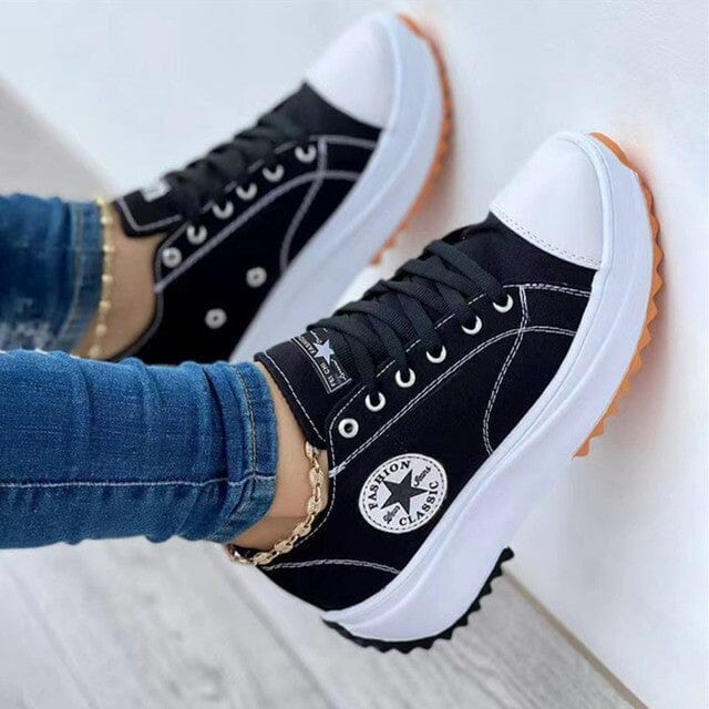 White Lightweight Sneakers, Breathable Walking Shoes