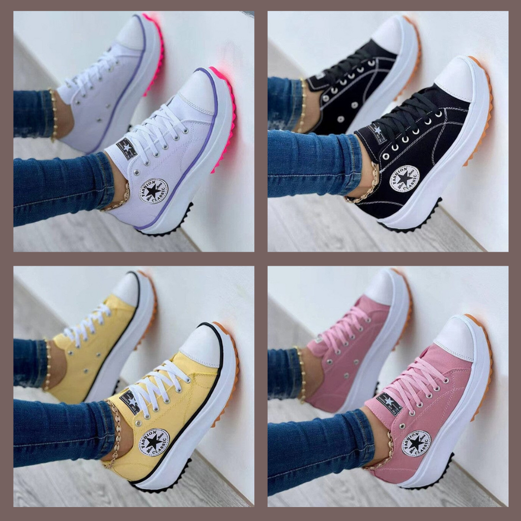 White Lightweight Sneakers, Breathable Walking Shoes