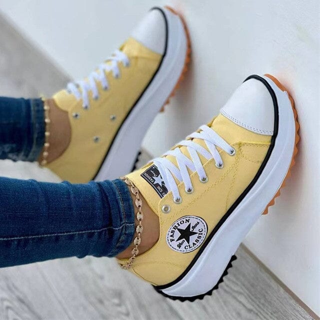 White Lightweight Sneakers, Breathable Walking Shoes