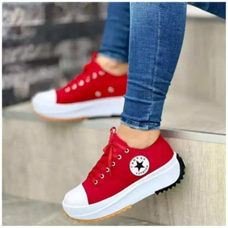 White Lightweight Sneakers, Breathable Walking Shoes